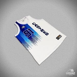 Maillot Castres blanc – OXYGEARFIT® personnalisable
