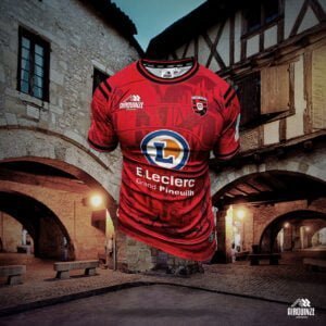 Maillot Stade Foyen rouge – GENOME® personnalisable