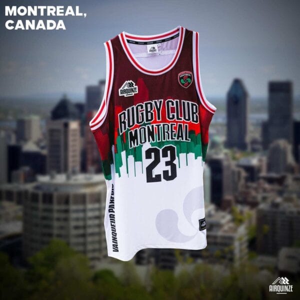 Rugby Club Montreal rouge - OXYGEARFIT®