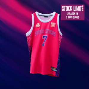 Maillot BASKET LNR ROSE – In Extenso SUPERSEVENS personnalisable