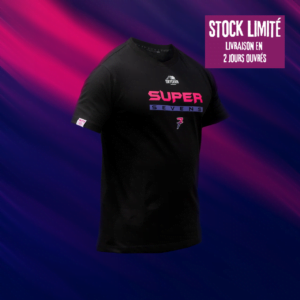 Maillot T-SHIRT NOIR LNR – In Extenso SUPERSEVENS personnalisable