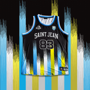 Maillot RC Saint Jean du Var – BLEU & JAUNE – OXYGEARFIT® personnalisable