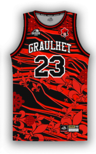 Maillot GRAULHET RUGBY – DESIGN 2 –  OXYGEARFIT® personnalisable