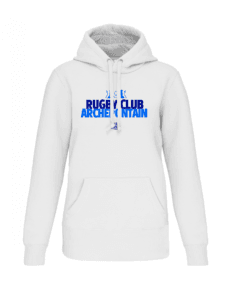 Maillot [CLUB] RC ARCHÉPONTAIN – HOODIE WHITE personnalisable