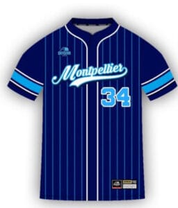 Maillot [CLUB] MONTPELLIER – BASEBALL 2025 – OXYGEARPURE® personnalisable