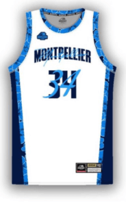 Maillot [CLUB] MONTPELLIER – DESIGN 2 – 2025 – OXYGEARPURE® personnalisable